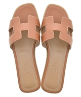 HERMES（エルメス）サンダル 茶 サイズ:EU38(24.5cm位) レディース/2200611672032