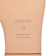 HERMES（エルメス）サンダル 茶 サイズ:EU38(24.5cm位) レディース/2200611672032