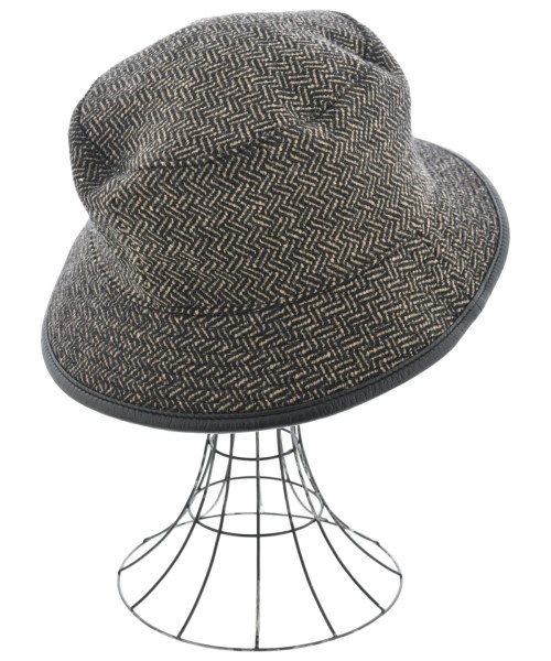 HERMES（エルメス）ハット 茶 サイズ:57 レディース/2200612724112