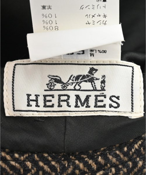 HERMES（エルメス）ハット 茶 サイズ:57 レディース/2200612724112