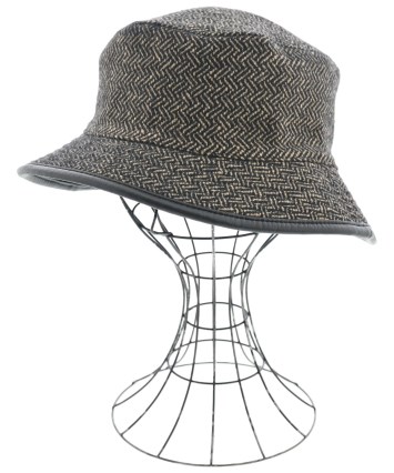 HERMES（エルメス）ハット 茶 サイズ:57 レディース/2200612724112