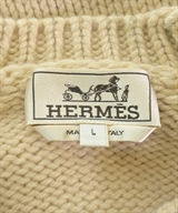 HERMES（エルメス）ニット・セーター ベージュ サイズ:L メンズ/2200613457019