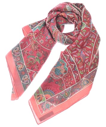 HERMES ストール カシミヤ ＆シルク 【HERMES】Et Gris Gris rectangle ストール