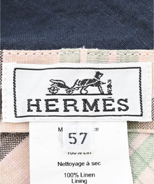 HERMES（エルメス）キャスケット 紺 サイズ:57 レディース/2200615603070