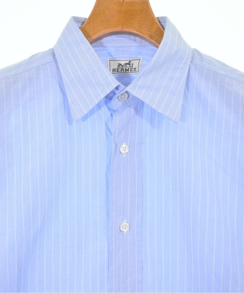 HERMES（エルメス）ドレスシャツ 青 サイズ:40(L位) メンズ/2200615779010