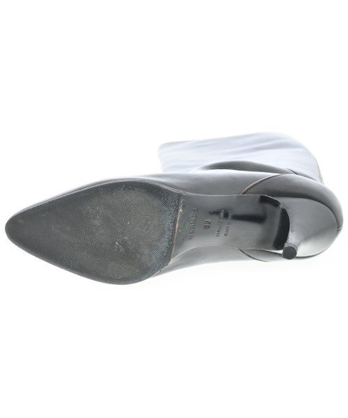 HERMES（エルメス）ブーツ 黒 サイズ:EU38(24.5cm位) レディース/2200616647028