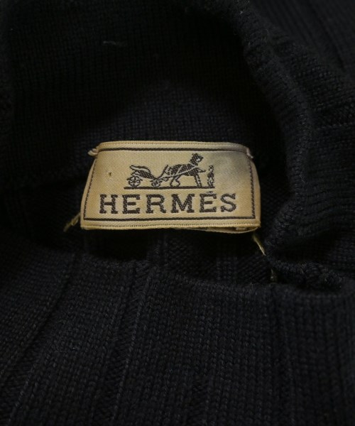 HERMES（エルメス）ニット・セーター 黒 サイズ:S メンズ/2200617044017