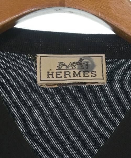 HERMES（エルメス）ニット・セーター 黒 サイズ:S メンズ/2200617044024
