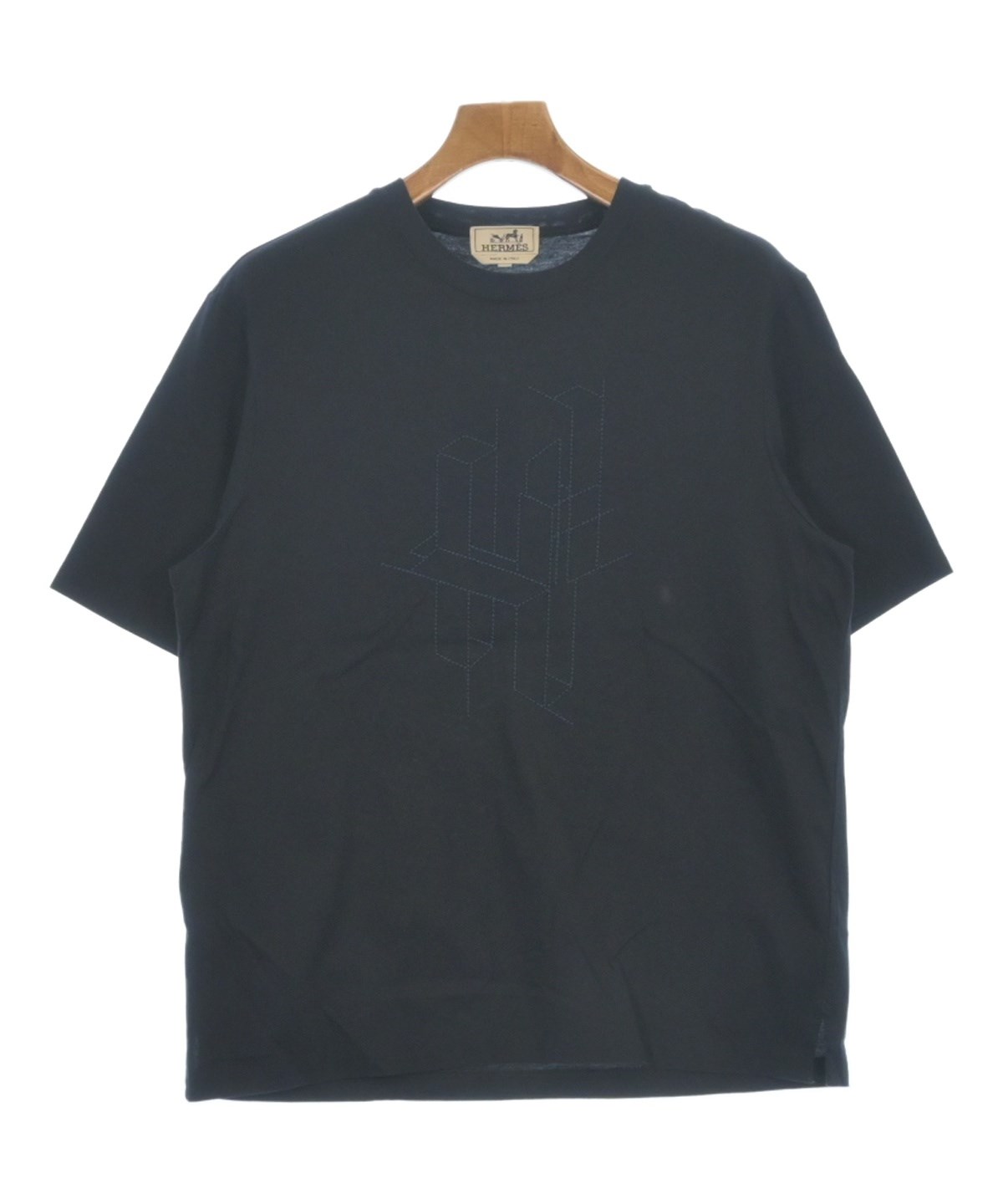 HERMES（エルメス）Tシャツ・カットソー 紺 サイズ:S メンズ