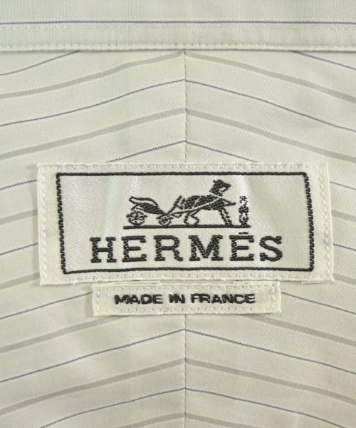 HERMES（エルメス）カジュアルシャツ グレー サイズ:39(M位) メンズ/2200617250043