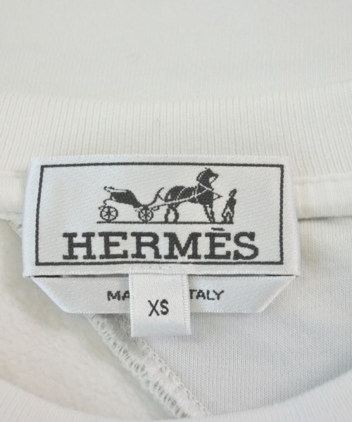 HERMES（エルメス）スウェット 白 サイズ:XS メンズ/2200617250050