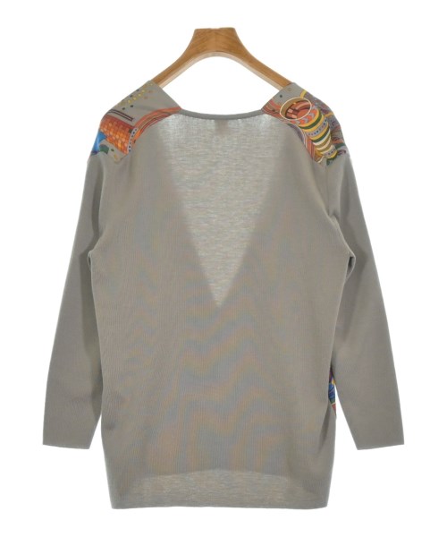 HERMES（エルメス）ニット・セーター グレー サイズ:34(XXS位) レディース/2200617490098