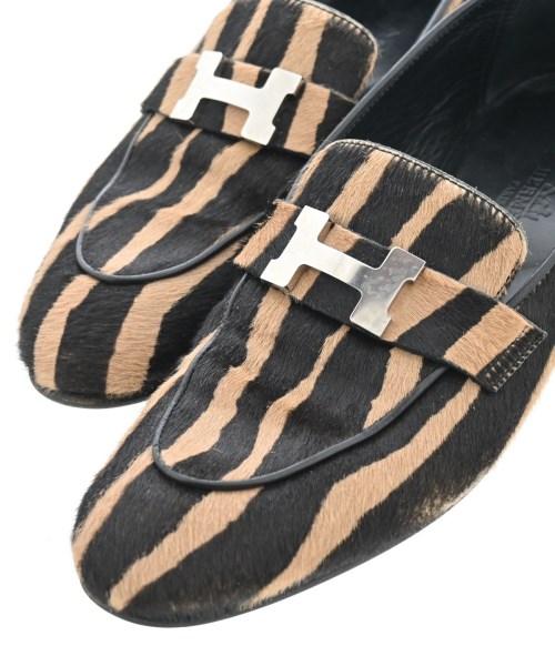 HERMES（エルメス）ドレスシューズ/ローファー 茶 サイズ:EU36 1/2(23cm位) レディース/2200617112150