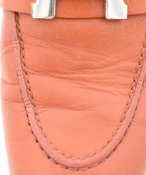 HERMES（エルメス）ドレスシューズ/ローファー オレンジ サイズ:EU36 1/2(23cm位) レディース/2200617112174