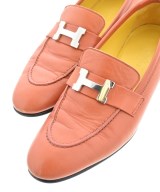 HERMES（エルメス）ドレスシューズ/ローファー オレンジ サイズ:EU36 1/2(23cm位) レディース/2200617112174