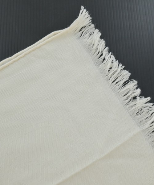 HERMES（エルメス）マフラー 白 サイズ:- レディース/2200617112242