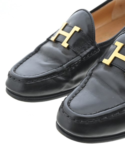HERMES（エルメス）ドレスシューズ/ローファー 黒 サイズ:EU36(22.5cm位) レディース/2200617874027