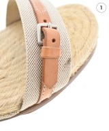 HERMES（エルメス）サンダル ベージュ サイズ:EU36(22.5cm位) レディース/2200615057026