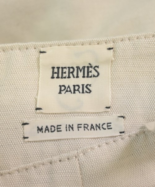 HERMES（エルメス）ひざ丈スカート 白 サイズ:34(XXS位) レディース/2200618541034
