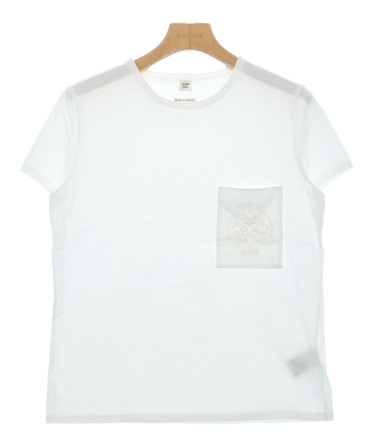 HERMES（エルメス）Tシャツ・カットソー 白 サイズ:36(XS位