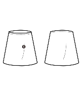 HERMES（エルメス）ひざ丈スカート 白 サイズ:38(S位) レディース/2200618625031