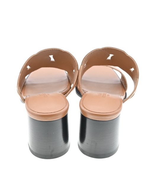 HERMES（エルメス）サンダル 茶 サイズ:EU39 1/2(26cm位) レディース/2200619020019