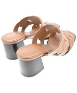 HERMES（エルメス）サンダル 茶 サイズ:EU39 1/2(26cm位) レディース/2200619020019