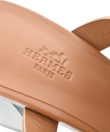 HERMES（エルメス）サンダル 茶 サイズ:EU39 1/2(26cm位) レディース/2200619020019