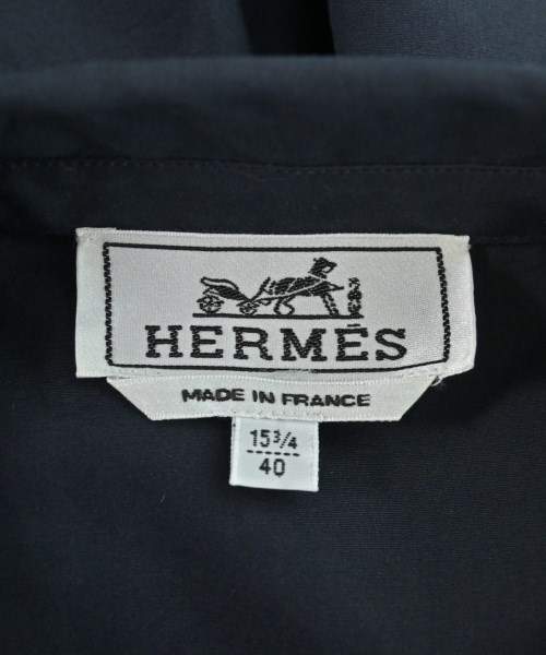 HERMES（エルメス）カジュアルシャツ 紺 サイズ:40(L位) メンズ/2200619035044