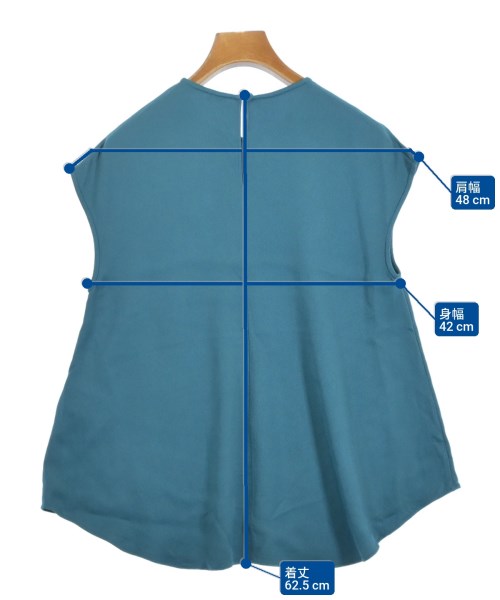 HERMES（エルメス）ブラウス 青 サイズ:34(XXS位) レディース/2200619064051