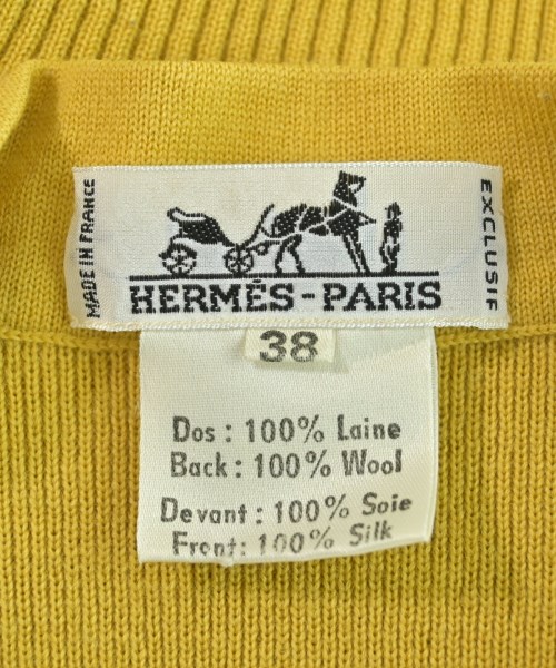 HERMES（エルメス）ニット・セーター 黄 サイズ:38(S位) レディース/2200619321024