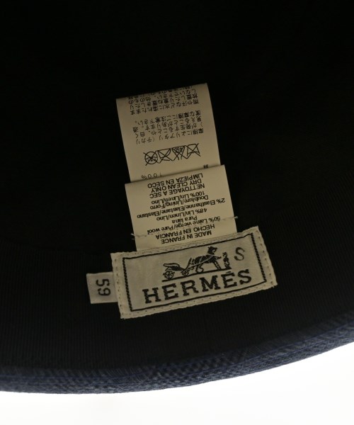 HERMES（エルメス）ハット グレー サイズ:59cm メンズ/2200619325015