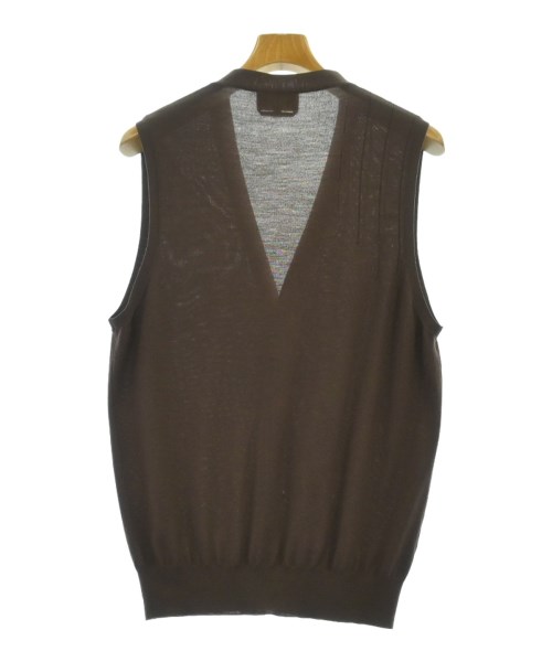 HERMES（エルメス）ベスト 茶 サイズ:S メンズ/2200619940027