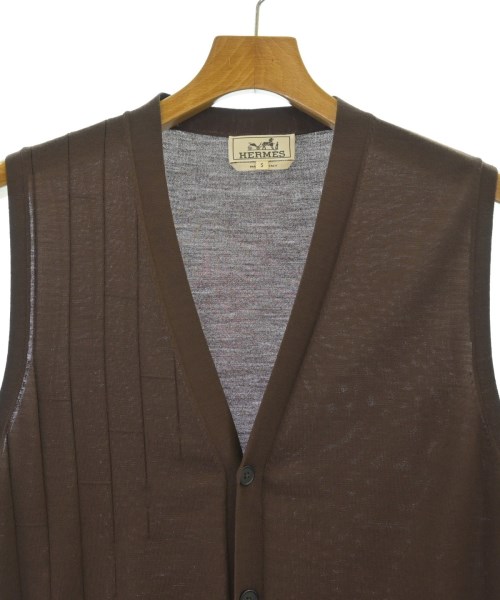 HERMES（エルメス）ベスト 茶 サイズ:S メンズ/2200619940027