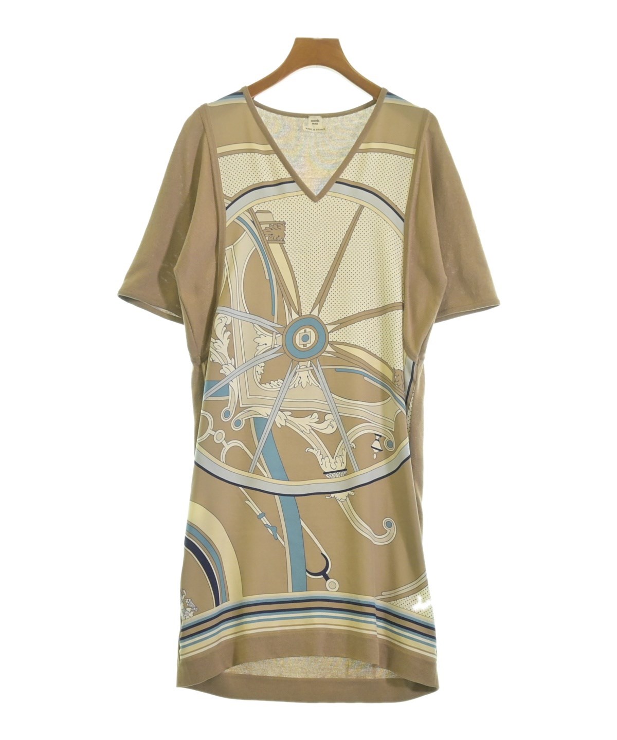 HERMES（エルメス）ワンピース ベージュ サイズ:36(XS位) レディース