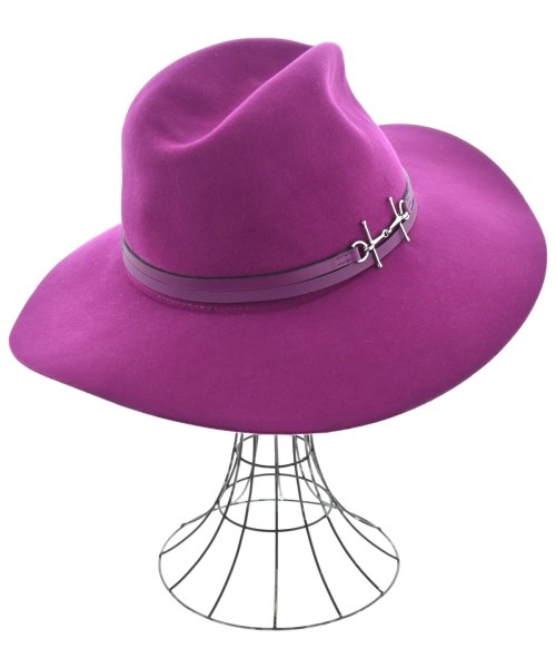 HERMES（エルメス）ハット 紫 サイズ:57cm レディース/2200620596039