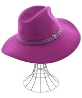 HERMES（エルメス）ハット 紫 サイズ:57cm レディース/2200620596039