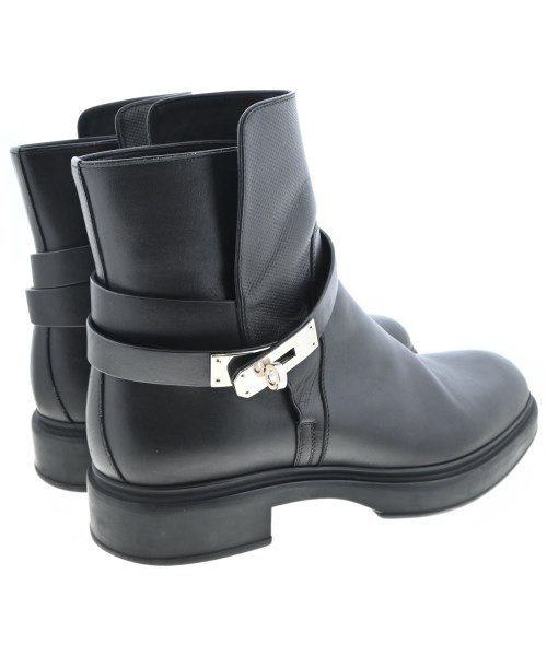 HERMES（エルメス）ブーツ 黒 サイズ:EU40 1/2(25.5cm位) メンズ/2200620888028