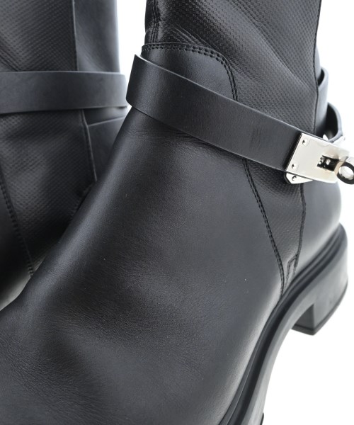 HERMES（エルメス）ブーツ 黒 サイズ:EU40 1/2(25.5cm位) メンズ/2200620888028