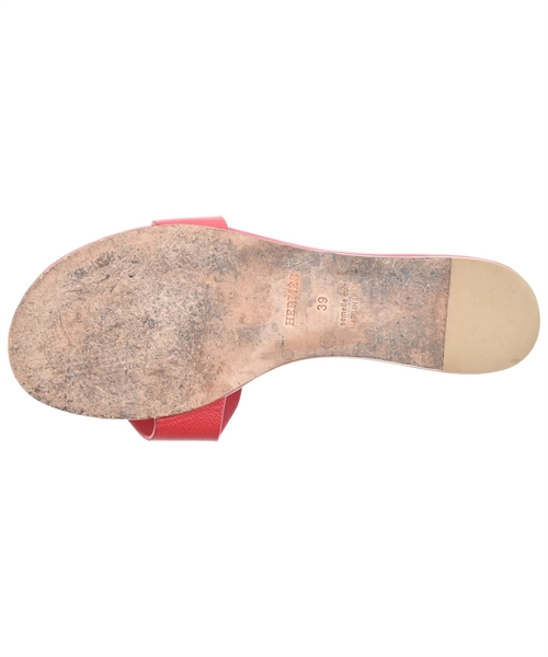 HERMES（エルメス）サンダル 赤 サイズ:EU39(25.5cm位) レディース/2200620918015