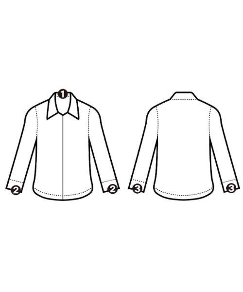 HERMES（エルメス）ドレスシャツ 白 サイズ:41(XL位) メンズ/2200619614171