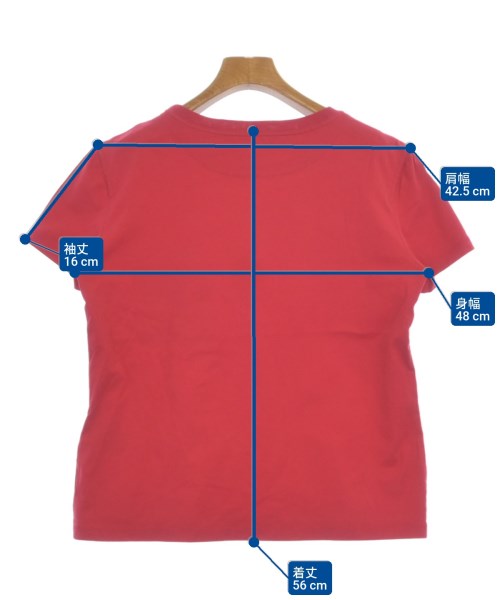 HERMES（エルメス）Tシャツ・カットソー 赤 サイズ:40(M位) レディース/2200621222036