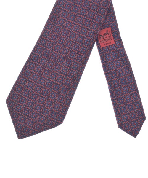 HERMES（エルメス）ネクタイ 赤 サイズ:- メンズ/2200621242102
