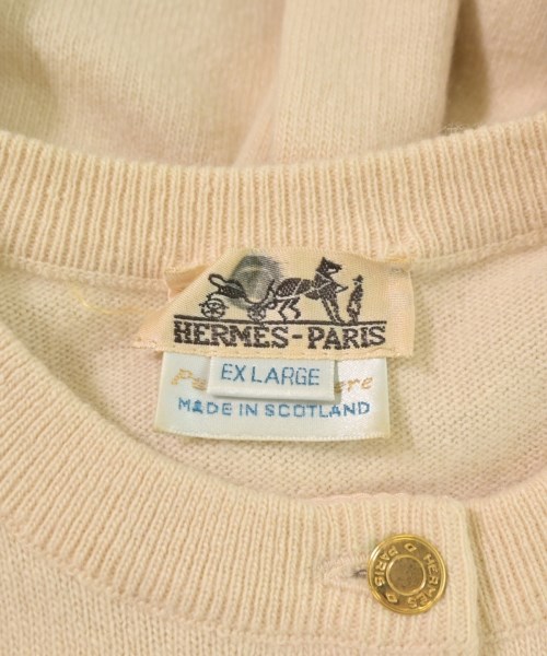 HERMES（エルメス）カーディガン ベージュ サイズ:XL レディース/2200621324037