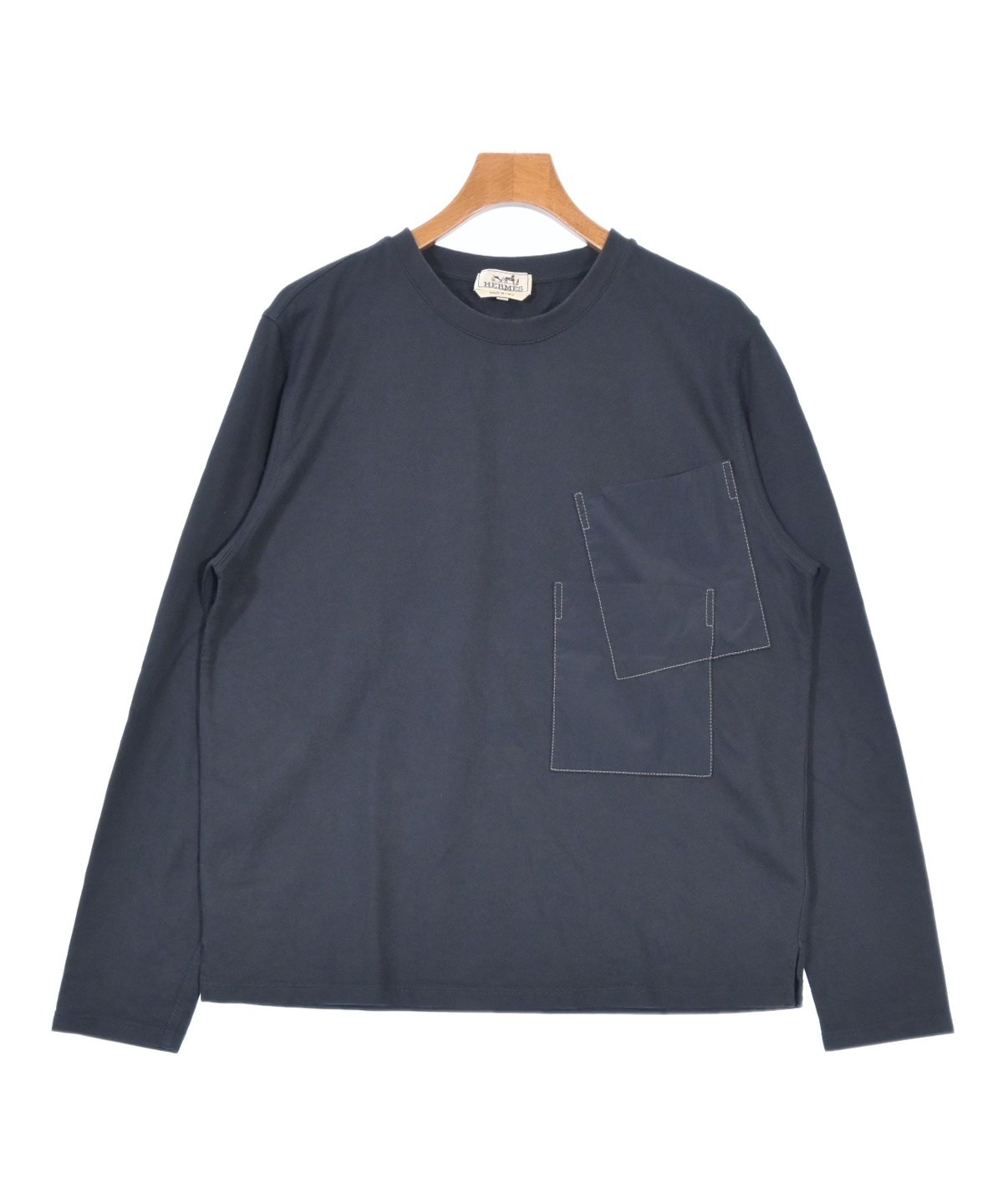 HERMES(エルメス)Tシャツ・カットソー 紺 サイズ:L メンズ HERMES(エルメス)Tシャツ・カットソー 紺 サイズ:L メンズ