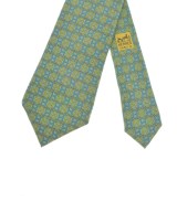 HERMES（エルメス）ネクタイ 緑 サイズ:- メンズ/2200605370050