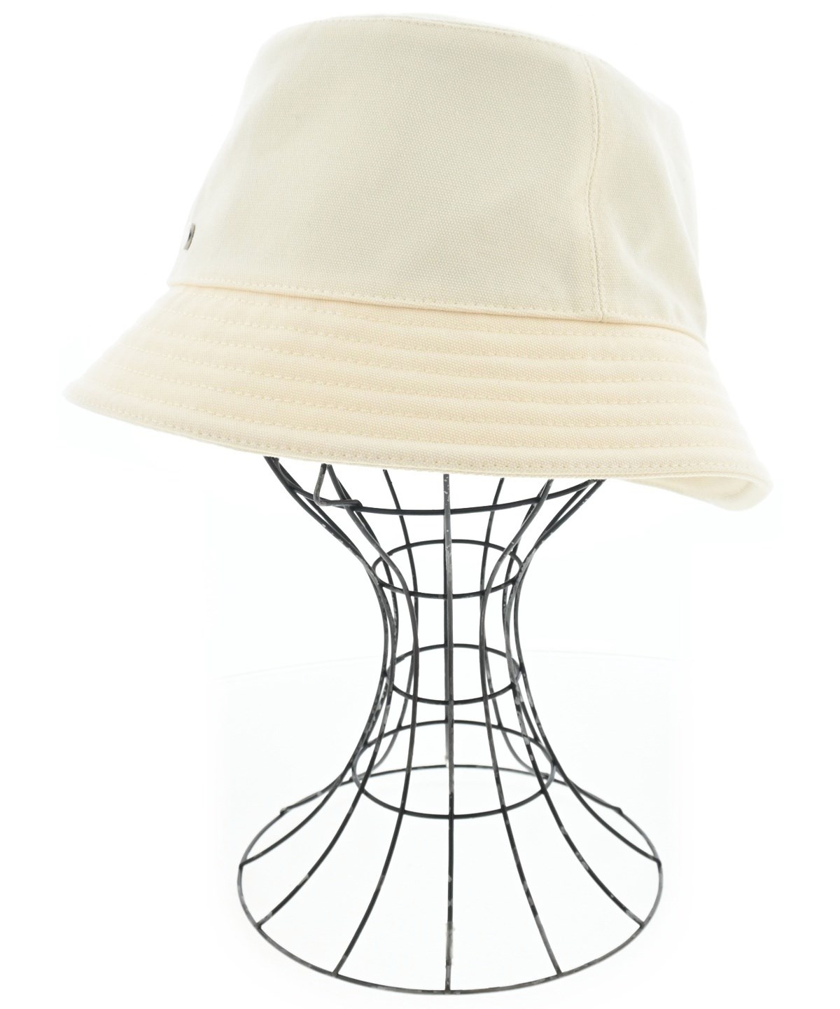 HERMES（エルメス）ハット 白 サイズ:58 レディース/2200598526090
