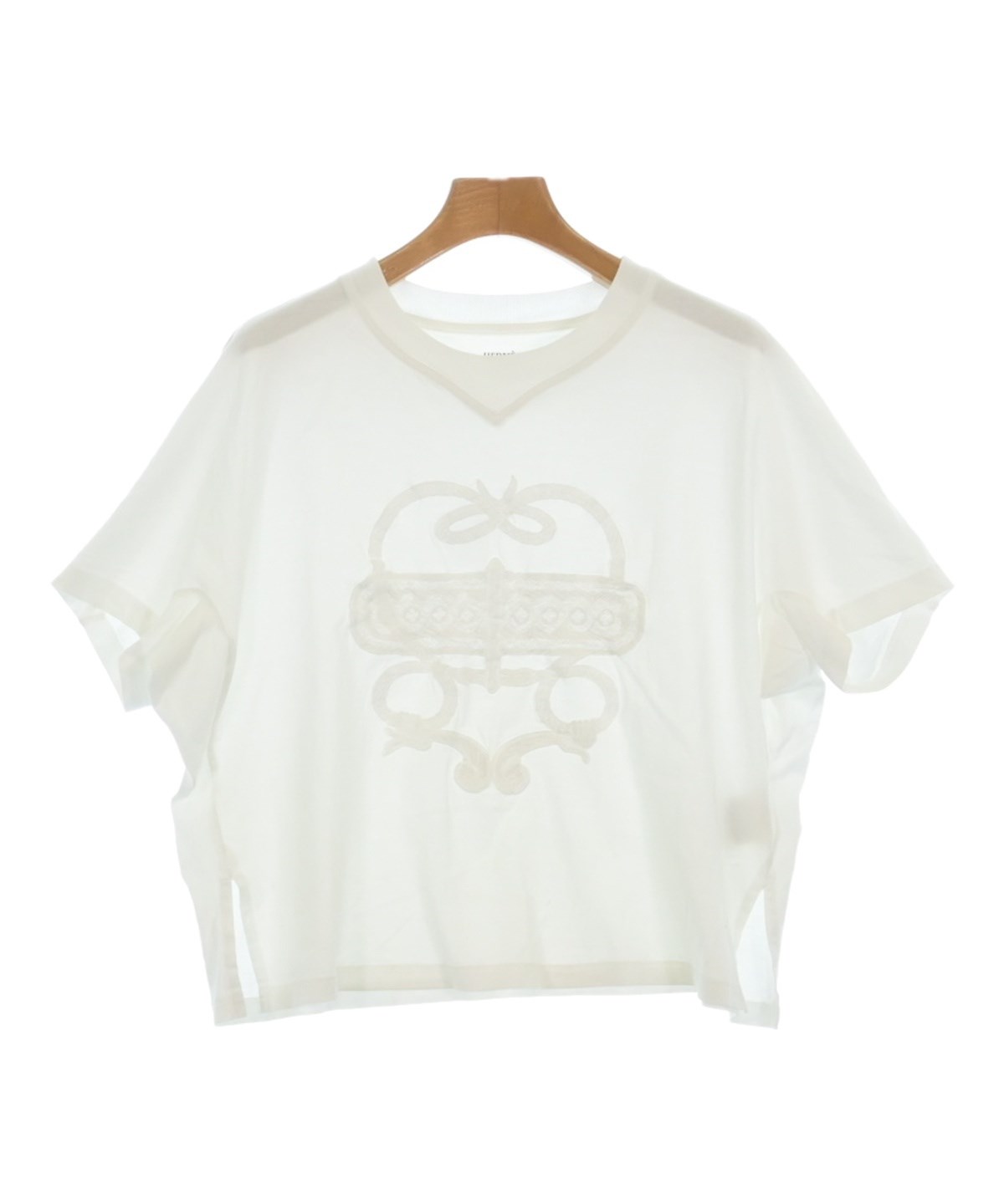 HERMES エルメス　マルジェラ期　Tシャツ　ホワイト　XS HERMES（エルメス）Tシャツ・カットソー 白 サイズ:34(XS位