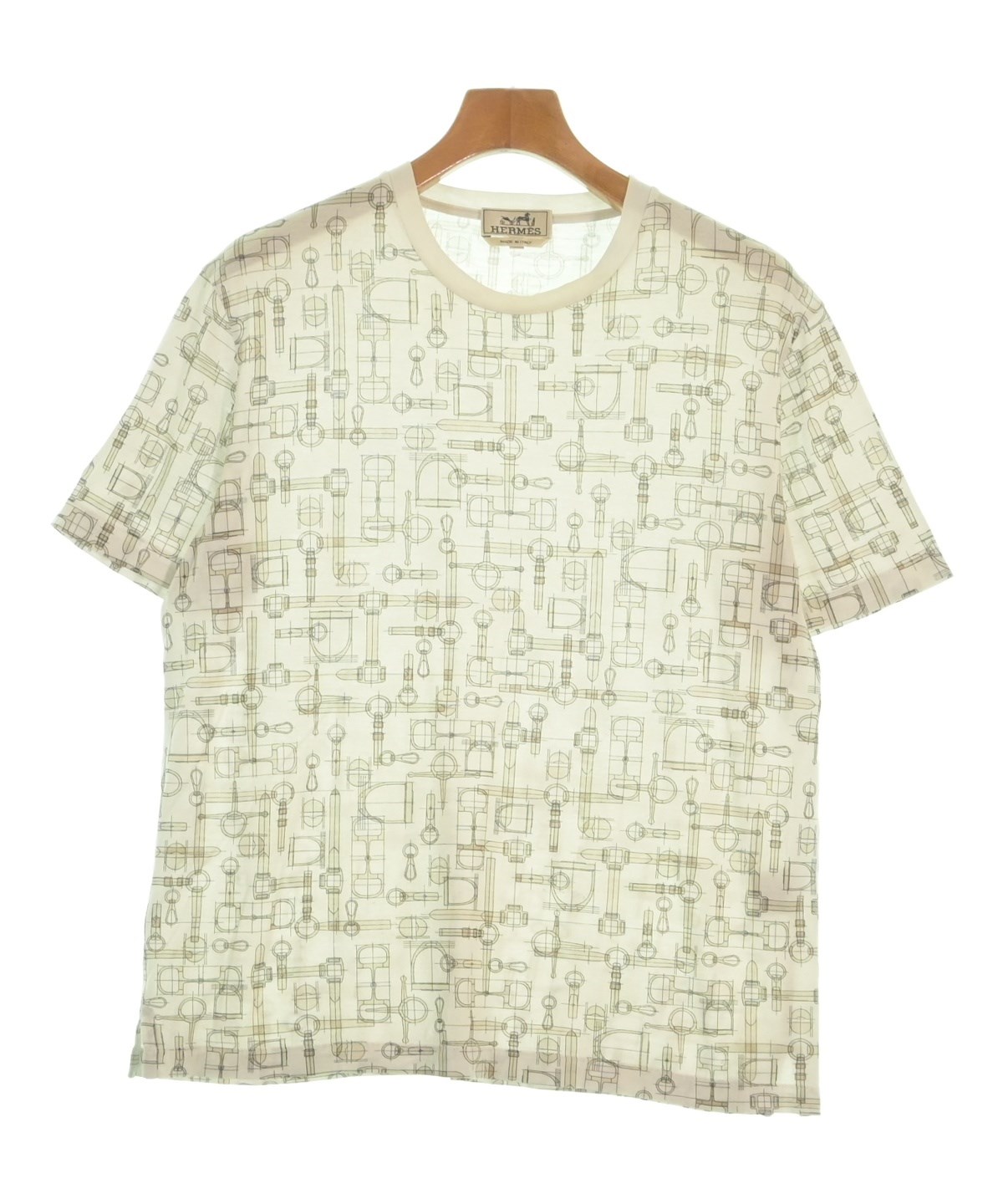 HERMES（エルメス）Tシャツ・カットソー 白 サイズ:M メンズ