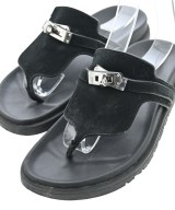 HERMES（エルメス）サンダル 黒 サイズ:EU37(23.5cm位) レディース/2200607339017